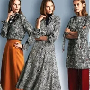 Morris & Co X Target Blue White Floral Dress  12